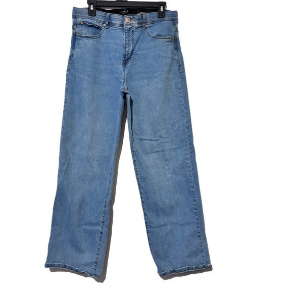 Curve Appeal Denim - Curve Women's Straight Leg Jeans - Light Blue